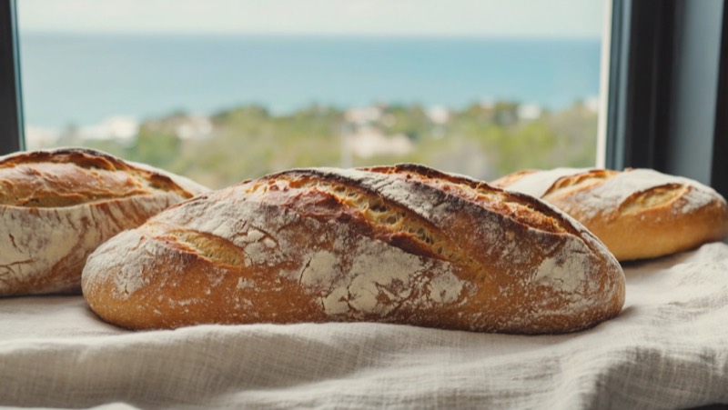 Demo brand direction — artisan sourdough in coastal light
